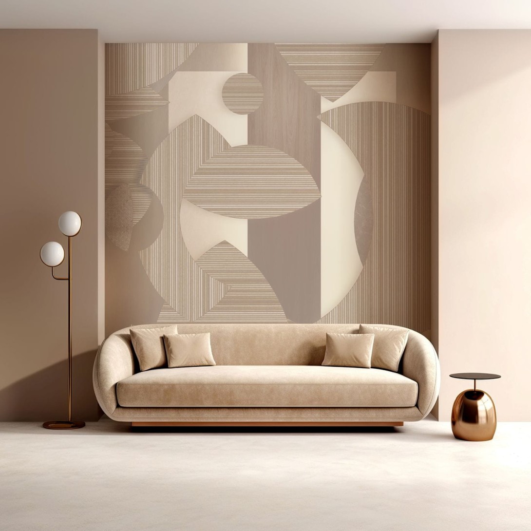 Muance MU15009 Edition 5 Lush Mirage Mosaic - mural w geometryczny wzór