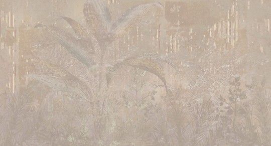 Muance MU15013 Edition 5 Lush Escape - mural w minimalistyczny roślinny motyw