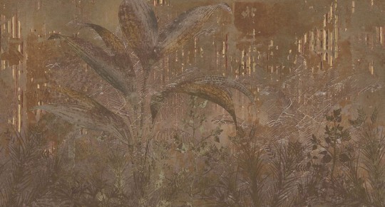 Muance MU15014 Edition 5 Lush Escape - mural w minimalistyczny roślinny motyw