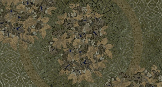 Muance MU15042 Edition 5 Lush Tundra - mural w roślinny motyw i ornamenty