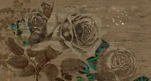 Muance MU15032 Edition 5 Lush Enchanted - mural w róże