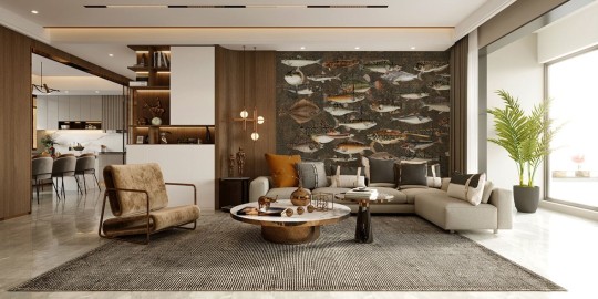 Muance MU15061 Edition 5 Lush Underwater - mural w ryby