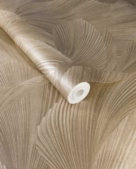 Eijffinger 340121 Gilded - tapeta w roślinny motyw w stylu art deco