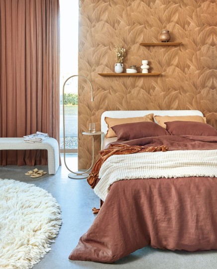 Eijffinger 340123 Gilded - tapeta w roślinny motyw w stylu art deco