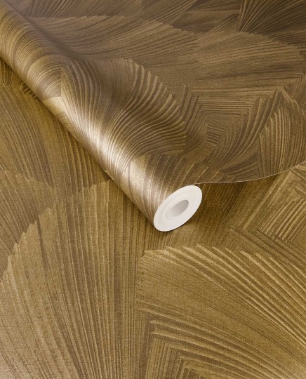 Eijffinger 340124 Gilded - tapeta w roślinny motyw w stylu art deco