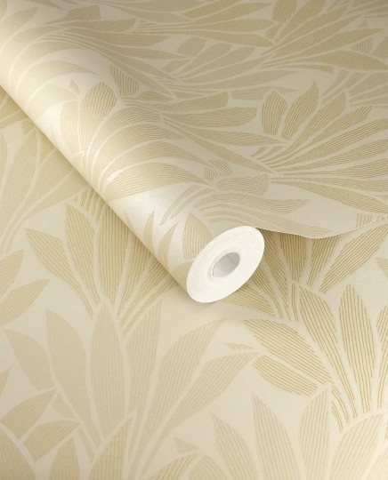 Eijffinger 340150 Gilded - tapeta w roślinny motyw w stylu art deco