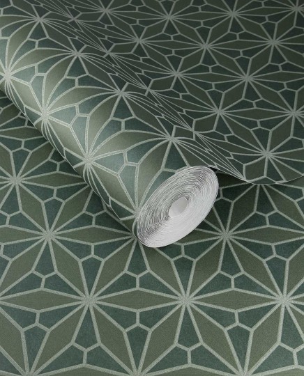 Eijffinger 340145 Gilded - tapeta w kwiaty w stylu art deco