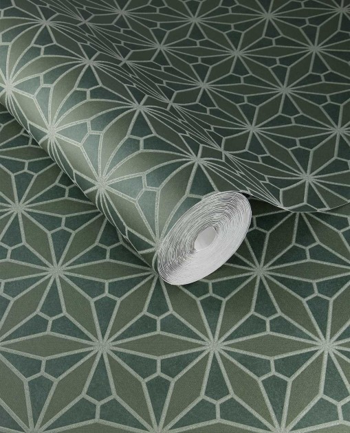 Eijffinger 340145 Gilded - tapeta w kwiaty w stylu art deco