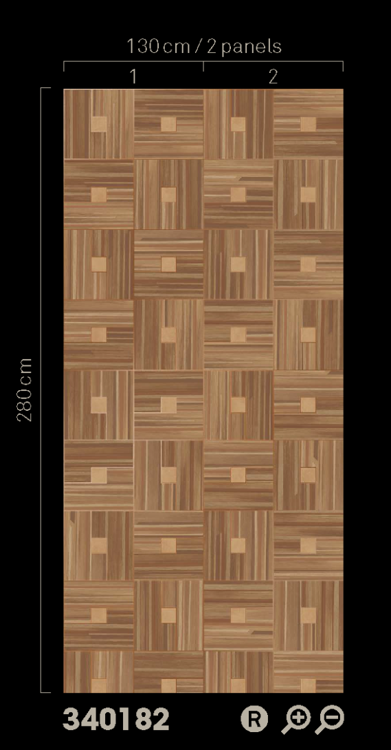 Eijffinger 340182 Gilded - mural w geometryczny wzór