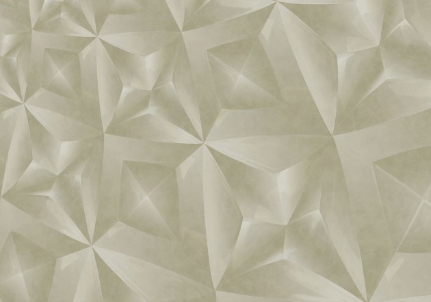 Eijffinger 340185 Gilded - mural w geometryczny wzór z trójwymiarowym efektem