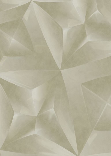 Eijffinger 340191 Gilded - mural w geometryczny wzór z trójwymiarowym efektem