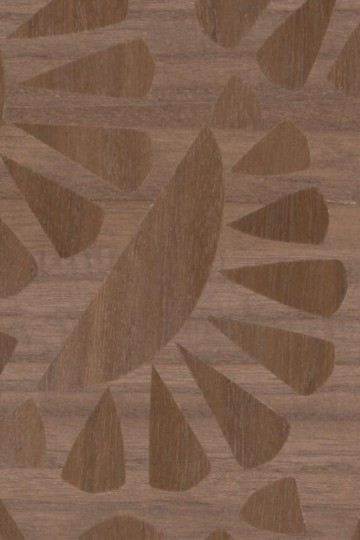 Arte MO5061 Moooi Wallcovering Green House Woodblock Beetle Flora Walnut - tapeta imitująca drewniany fornir