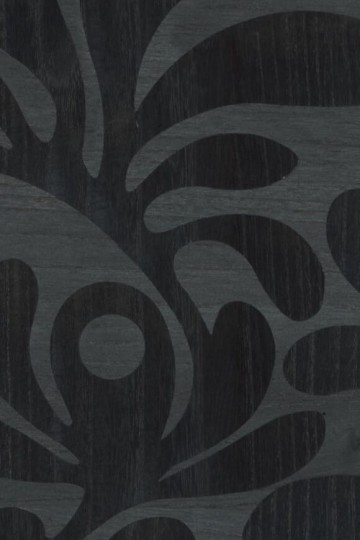 Arte MO5022 Moooi Wallcovering Green House Woodblock Beetle Fern Ebony - tapeta imitująca drewniany fornir
