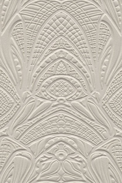 Arte MO5030 Moooi Wallcovering Green House Lacy Longlegs Silver - tapeta 3D z tkaniny boucle