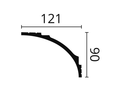 Listwa sufitowa NMC Wallstyl IL18