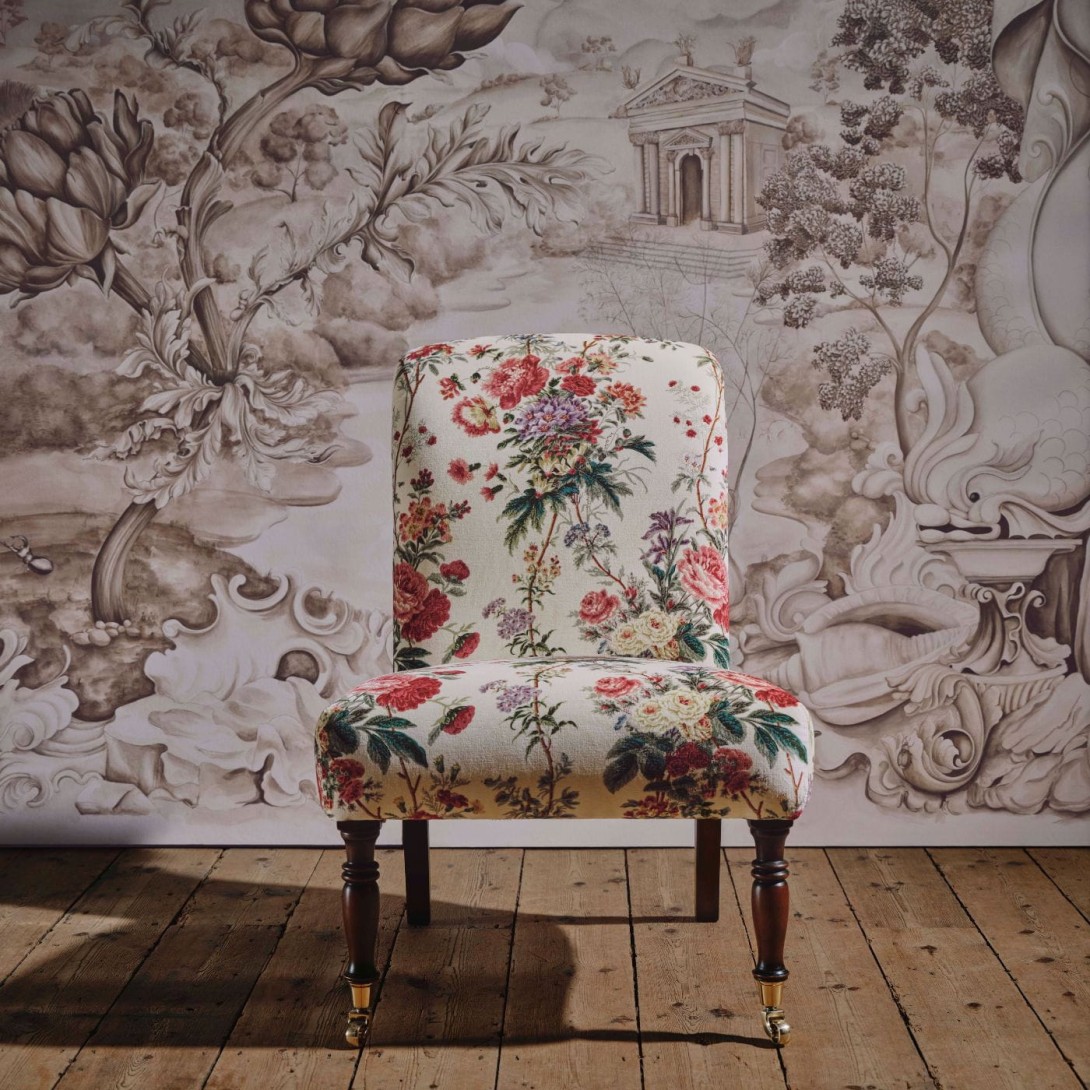 Sanderson 217327 Giles Deacon Pygmalion Alabaster - tapeta w cypryjski krajobraz