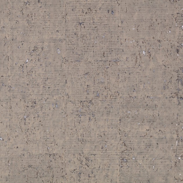 Zinc ZW129/03 Mineralogy Oolite Foil Smoke - tapeta z korka z metalicznymi akcentami