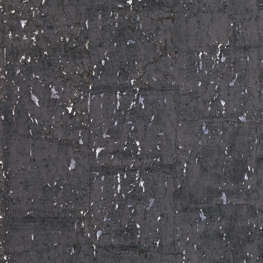 Zinc ZW129/04 Mineralogy Oolite Foil Night Sky - tapeta z korka z metalicznymi akcentami