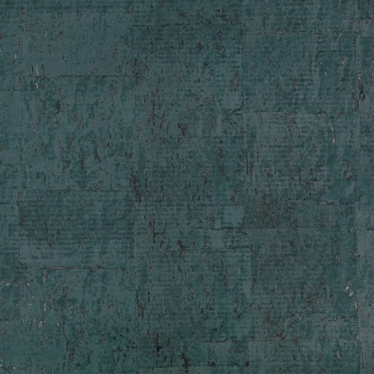 Zinc ZW144/10 Mineralogy Oolite Matt Electric Teal - tapeta z korka