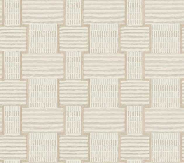 York LM5372 Lemieux Et Cie Signature La Broderie Blush - tapeta w geometryczny wzór