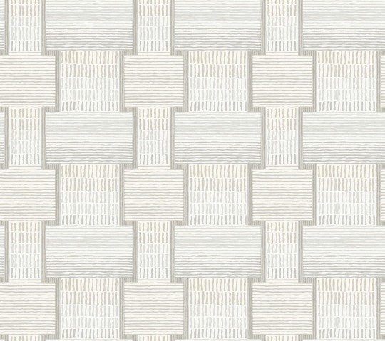 York LM5373 Lemieux Et Cie Signature La Broderie Grey - tapeta w geometryczny wzór