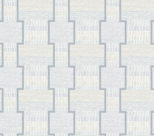 York LM5374 Lemieux Et Cie Signature La Broderie Sky - tapeta w geometryczny wzór