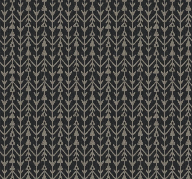 York LM5382 Lemieux Et Cie Signature Martigue Stripe Black - tapeta w geometryczny wzór