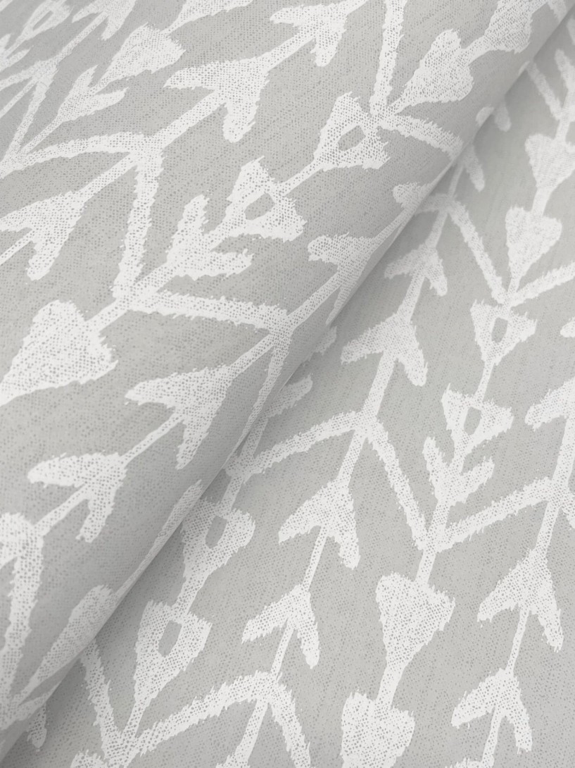 York LM5384 Lemieux Et Cie Signature Martigue Stripe Grey - tapeta w geometryczny wzór