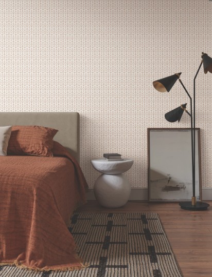 York LM5386 Lemieux Et Cie Signature Martigue Stripe Blush - tapeta w geometryczny wzór