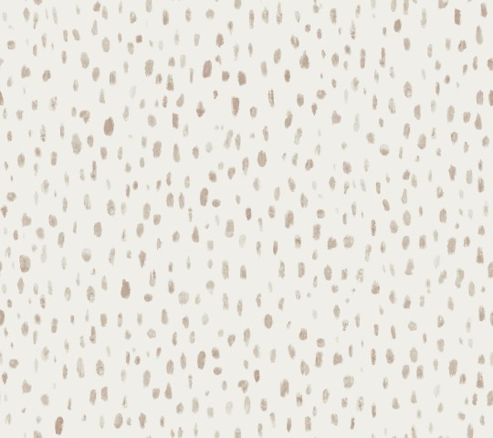 York LM5422 Lemieux Et Cie Signature Tachette Terracotta - tapeta w kropki