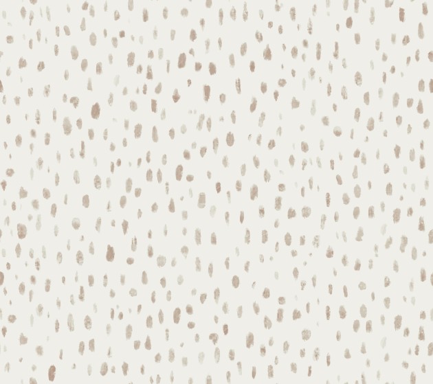 York LM5422 Lemieux Et Cie Signature Tachette Terracotta - tapeta w kropki