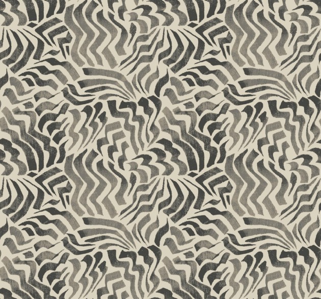 York LM5324 Lemieux Et Cie Signature Zora Wave Charcoal - tapeta w falujące paski