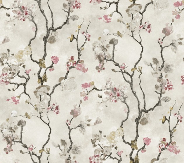 York LM5411 Lemieux Et Cie Signature Avril Chinoiserie Rose - tapeta w stylu chinoiserie