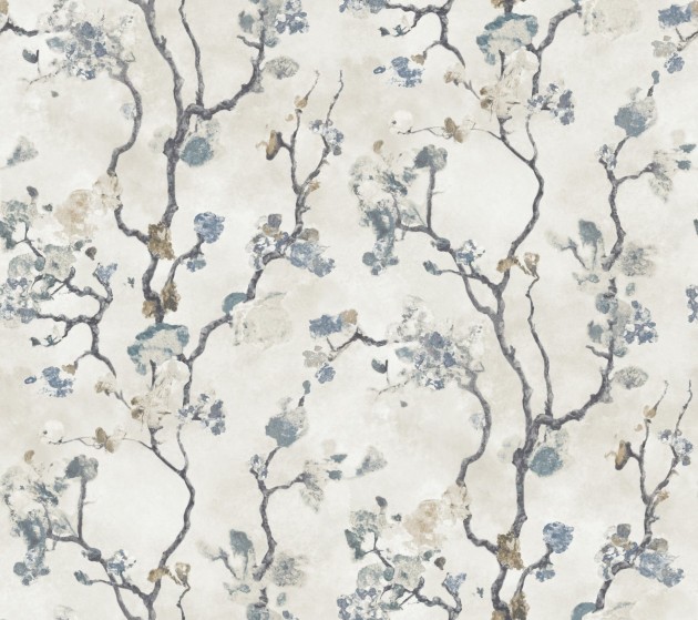 York LM5412 Lemieux Et Cie Signature Avril Chinoiserie Peacock - tapeta w stylu chinoiserie