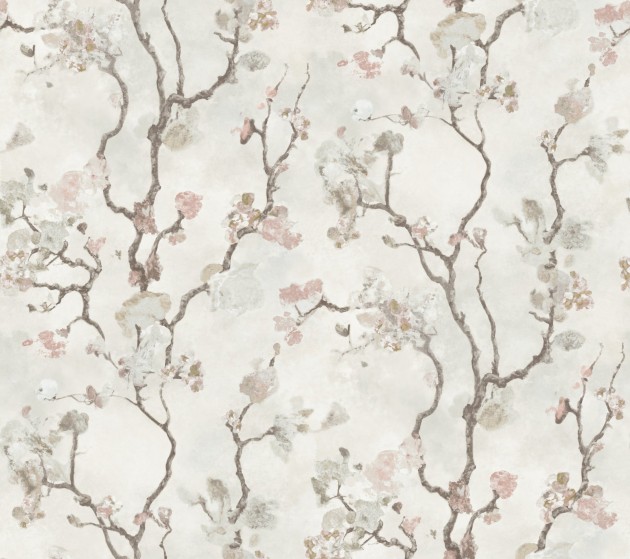 York LM5414 Lemieux Et Cie Signature Avril Chinoiserie Blush - tapeta w stylu chinoiserie