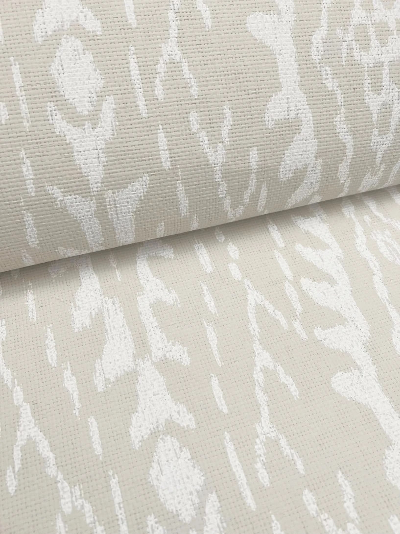 York LM5343 Lemieux Et Cie Signature Rousseau Paperweave Linen - tapeta w diamentowy wzór