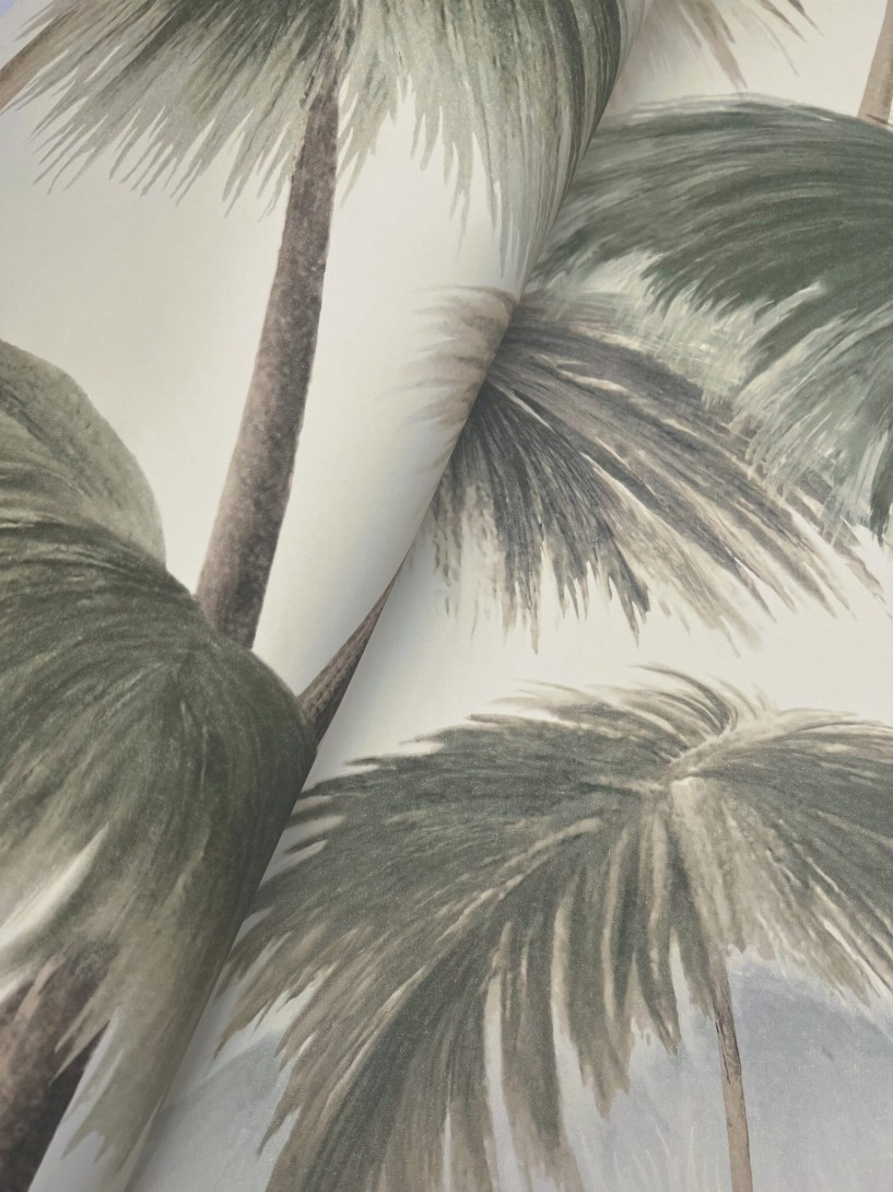 York LM5433 Lemieux Et Cie Signature Plein Air Palms Vintage - tapeta w palmy