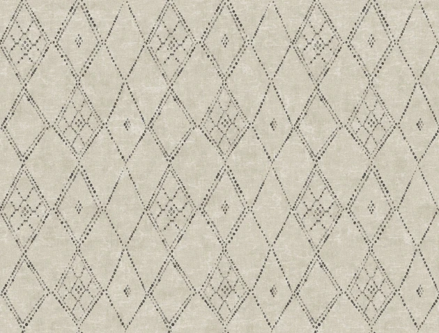 York LM5311 Lemieux Et Cie Signature Souk Diamonds Taupe/Charcoal - tapeta w kratkę