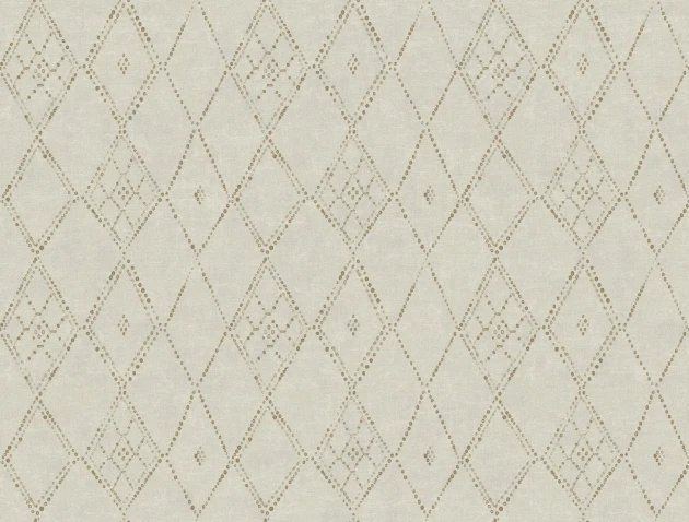 York LM5315 Lemieux Et Cie Signature Souk Diamonds Taupe/Gold - tapeta w kratkę