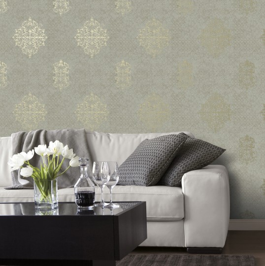 Galerie CM2486 Lustre - tapeta w stylizowany roślinny wzór