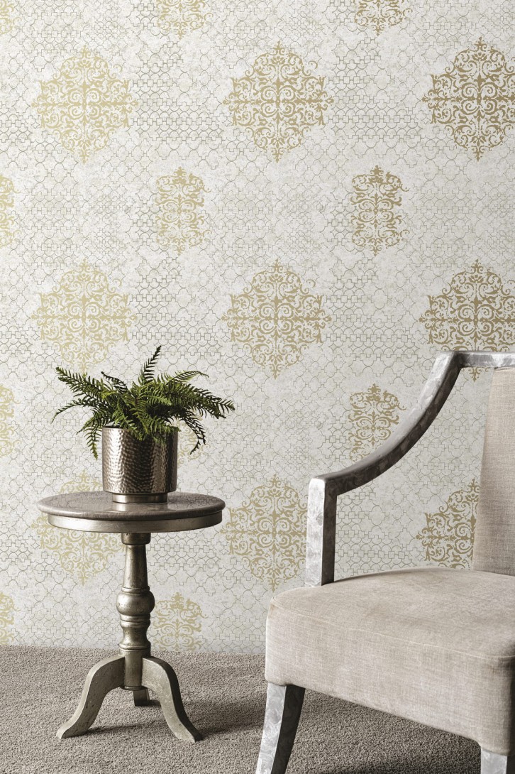 Galerie CM2485 Lustre - tapeta w stylizowany roślinny wzór