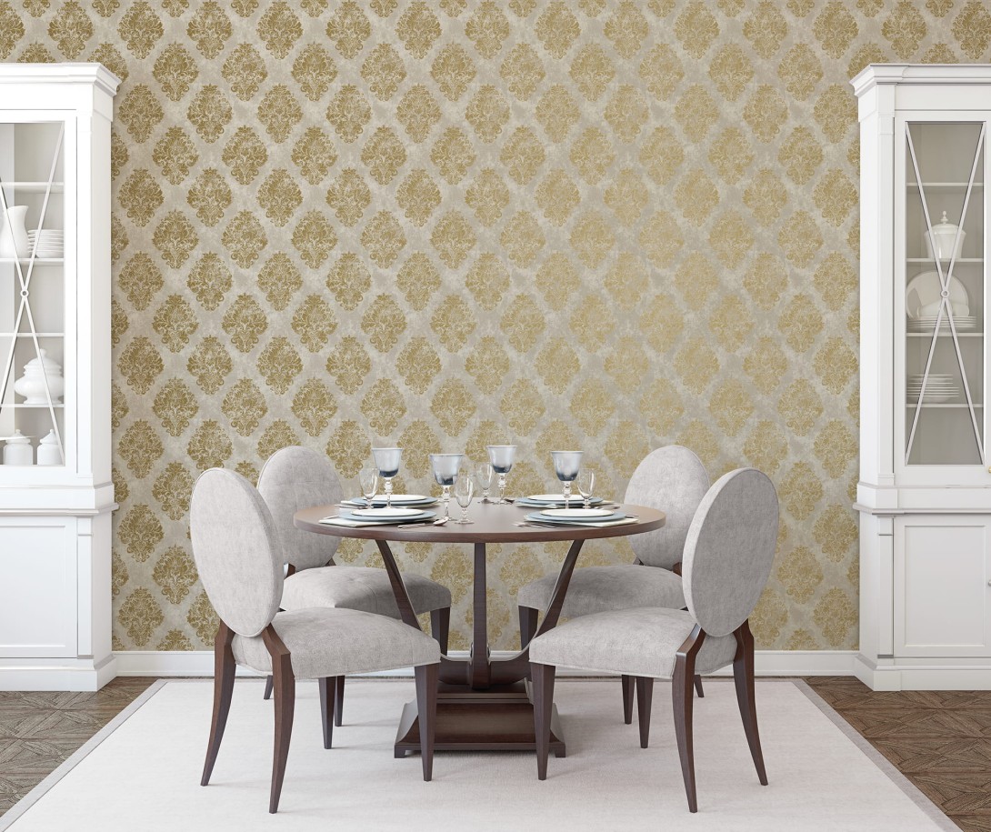 Galerie W78228 Lustre - tapeta w stylizowany roślinny wzór