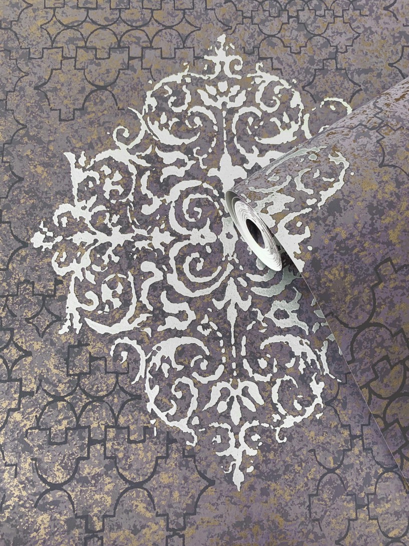Galerie CM2481 Lustre - tapeta w stylizowany roślinny wzór