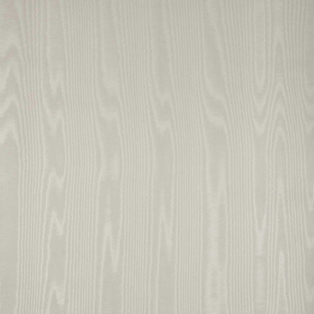 Zoffany 313070 Moiré Platinum - tapeta bawełniana imitująca tkaninę mora