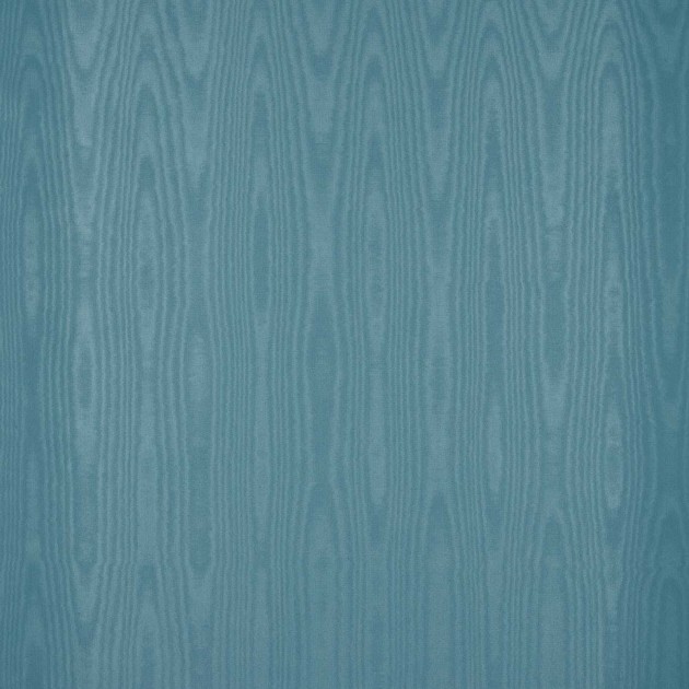 Zoffany 313076 Moiré Blue Silk - tapeta bawełniana imitująca tkaninę mora