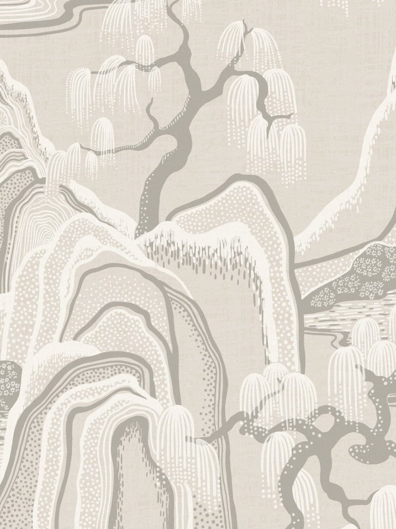 Boras Tapeter 9591W Studio Indigo Garden Beige - mural japoński ogród