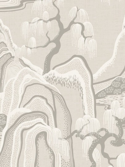 Boras Tapeter 9591W Studio Indigo Garden Beige - mural japoński ogród