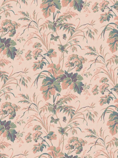 Divine Savages DVS168 Where The Wildflowers Grow Peach - tapeta w dzikie kwiaty
