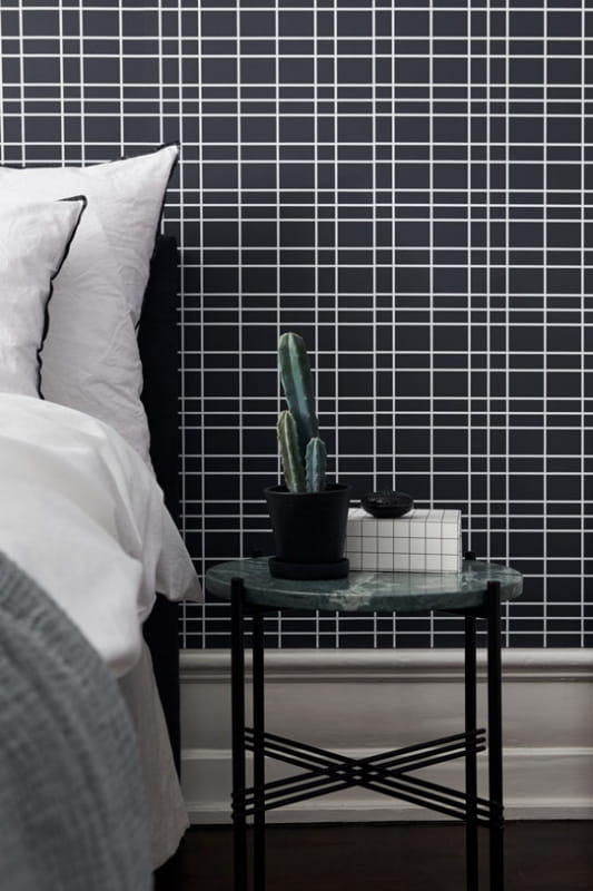 Tapeta Eco Black & White 6068 Uneven Square