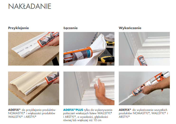 Klej montażowy do sztukaterii elewacyjnej NMC Domostyl Hybrid 310ml